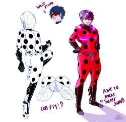 I just love the idea of them getting more powers as they age so here’s an older Ladybug that can do all this cool stuff from the concept art!