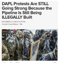 queenleft:It was only on a halt, they never stopped the pipeline. What we have to understand … is that these devils are going to do whatever they want because they can and they want to. Doesn’t matter if its legal or illegal Even when we protest,