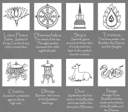 vanilladaisy:  Symbols of Buddhism 