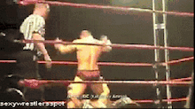 sexywrestlersspot:  I made these gifs of Randy getting pantsed by Shawn. They aren’t HQ but you get to see Randy’s sweet ass and even penis (in the last gif). Click on the gifs to make them move. Enjoy! Follow for more hot pics of the hottest men