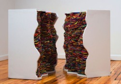 Asylum-Art:  Andrea Myers: Fabric And Paper Layered Into Spectacular 3D Structures
