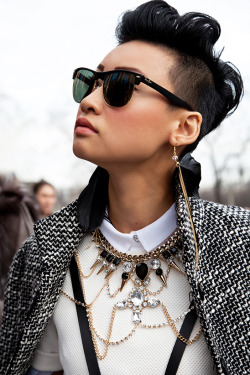 agirlcalledsandy:  Esther Quek For strictly street style, click here
