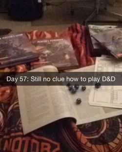 wilwheaton:  thedrunkdm:  the-archfiend-9001:  Wake me up inside (can’t wake up) Wake me up inside (save me) #dungeonsanddragons #dnd #whyaretheresomanyrules #sendhelp #fml #gaming  You’re going to be okay!  First things first, ditch the Player’s