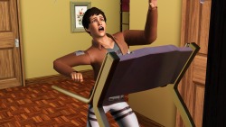 thesimsofficial:  I’ve been making the characters from Attack on Titan and I think Bertholdt is my favorite 
