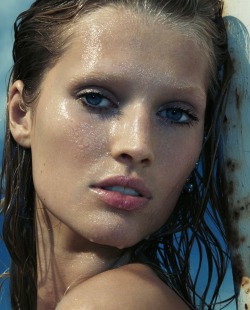 lelaid:  Toni Garrn in Splash Yourself for Numéro #130 Shot by Camilla Akrans Styled by Franck Benhamou