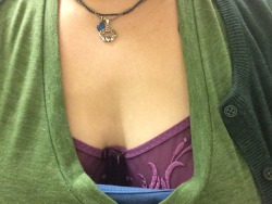 lace-kitty:  Tits!! Yay!! My favorite plum-colored bra! 🎀🎀