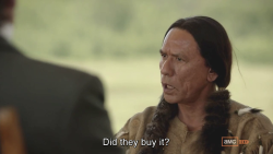 wakeupslaves:  teacuphumans: &ldquo;The United States Government is offering you a piece of land of your own.&rdquo; &ldquo;We have our own land.&rdquo; &ldquo;No, it’s not yours. It’s the US Government’s.&rdquo; — S1E6, “Pride, Pomp and Circumstance”