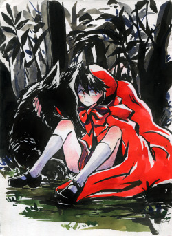 kipam: [ Giovanni * Red ] 「Little Red Riding Hood」  Little Red Riding Hood : Red Black Wolf : Giovanni 