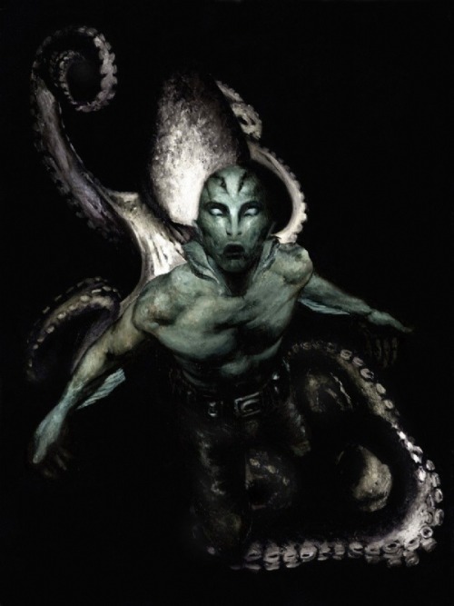 scifi-fantasy-horror:  Abe Sapien by Jason Shawn Alexander  Octo man?
