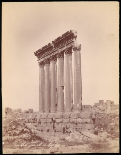 the-met-art:  [Temple of Jupiter] by Unknown, The Met’s Photography DepartmentMedium: Albumen silver printGift of Mrs. John L. Swayze, 1982 Metropolitan Museum of Art, New York, NYhttp://www.metmuseum.org/art/collection/search/263453