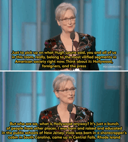 refinery29: Meryl Streep’s Lifetime Achievement award speech hit all the high notes. Gifs: Golden Globes on NBC/Chale Ghel 