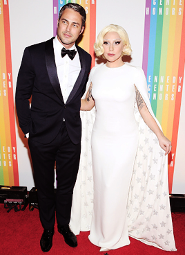 ladyxgaga:  December 7th, 2014: Arriving with Taylor Kinney at the 37th Annual Kennedy Center Honors at the John F. Kennedy Center for the Performing Arts in Washington, DC  