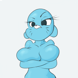 Blue MILF Pussy’s disappointed ‘cause she knows why I own four Gumball DVDs.