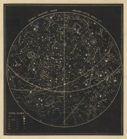 commandercait:Visible Heavens celestial maps from 1850 (via Majesty Maps)