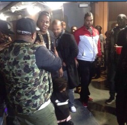 beyonceinfo:  Jay and Blue backstage at MCHG’s