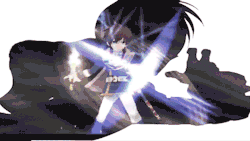 keiichisong:   Stampede Strike When this attack is used, Asbel draws his blade from its sheath to perform a quick horizontal slash, before jumping into the air with a rising slash that deals multiple hits.  