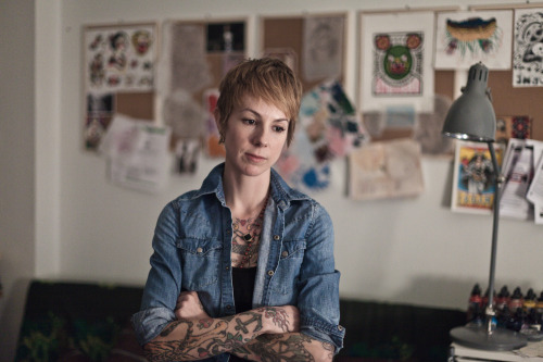 ourendlessdays:  storyboard:  The Creators of NYC: Tattoo Artist Virginia Elwood Josh Wool spent a decade as an executive chef, opening restaurants across the south. But all that changed in 2010, when the carpal tunnel in his hands meant he could no longe