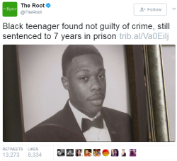 juno-96:  im-not-that-innocente:  lagonegirl:  lagonegirl: TF wrong with this country?! #Racism  http://www.theroot.com/black-man-found-not-guilty-of-crime-still-sentenced-to-1795475956?utm_source=theroot_twitter&amp;utm_medium=socialflow  what. the.