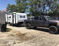 The weekend I got to pick up the new trailer,