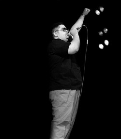  Heavy D performing at the Holiday Star Theater in Merrillville, Indiana (1988)
