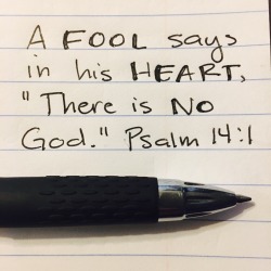 thebiblejournalproject:  Don’t be a fool.