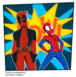 I just HAD to color one of your amazing Spideypool comics. :D The stories, the art, the humor, it’s so perfect in every way. &lt;3(vorndess) !!!! thank you so much!!!! Q////w////Q this is actually perfect 