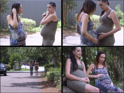 “In My Belly - Pregnant” is now available at www.seductivestudios.comDaphne and Demi are taking a walk outside, both with their huge pregnant bellies. Daphne doesn’t know what to tell her family, suddenly she’s pregnant?! Demi talks about what