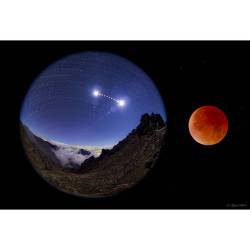 La Palma Eclipse Sequence #nasa #apod #moon #lunar #eclipse #canary #island #lapalma #solarsystem #space #science #astronomy
