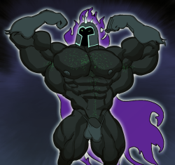 ripped-saurian:  sarah-borrows:  Commission of ripped saurian’s beefy boyfriend. &lt;3I look forward to our trade as well. c;  YES YES YES THERE HE IS &lt;3 