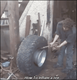 jaidefinichon:  How to inflate a tire 
