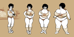 glenngarth:  chazzerporn:  there is a surprisingly large demand for sexy homestuck weight gain. get it while it’s hot! bosomy maids busting out of clothes with their strange erotic powers! the fetish sensation of the era  The fact that chazz still hasn’t