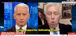 Anderson Cooper definitely cracked.