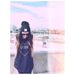 Landlockedapparel:  @Lydia_Eve Wears Our Black Slouch Beanie ($24.99) And Our Get