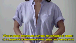 iamanemotionaltimebomb:  sizvideos:  This campaign defies censorship in social media to raise awareness for early detection of breast cancer  this is actually super fucking smartass of them 