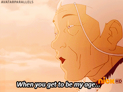 avatarparallels:  Katara: When you get to be my age, you’ll be thankful for the time you have with your siblings. 