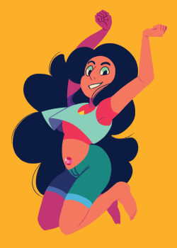 luckyblackcatxiii:  Out of all of the fusions, I’ve been looking forward to doing Stevonnie the most. They’re adorable and I love their design &lt;3 