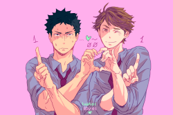 this-puppy-flies-too:  10/01 is IwaOi Day! 