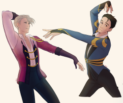 hachidraws:Yuuri’s other costume looks like it’d reaallyyy suit a duet….to a Particular love song…