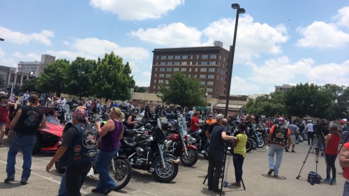 Just a glimpse of the all for 1 protest for the illegally detained bikers in Waco. Not sure if we had an impact on what will be done, but justice has not been served in this case. Most everyone is certain that the stories released by Waco PD are not true,