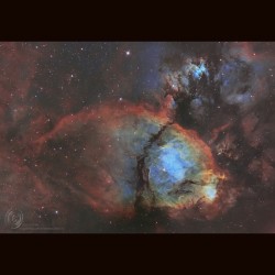 IC 1795: The Fishhead Nebula #nasa #apod #ic1795 #cassiopeia #nebula #galaxy #space #astronomy #science