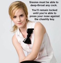Emma Watson forced bi sissy training 