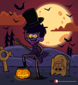 sketch-toons:  -Tricked!!!-New pic , get the idea from the new Halloween special promo of the show =)