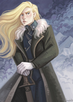 malledari:  Olivier Mira Armstrong whom I drew for FMA Zine at the beginning of the year. I love her so much.  