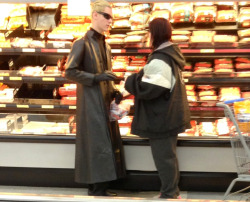 conflictedfeelings:  dizorthegnome:  qats:  so a 90’s computer hacker was at walmart today  I’M PRETTY SURE THATS ALBERT WESKER AND YOU SHOULD NOT LET HIM NEAR THE MEAT  [RESIDENT EVIL INTENSIFIES]  