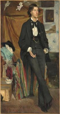 somanyhumanbeings:  Marie-Louise-Catherine Breslau, Henry Davison, poète anglais (1880) 