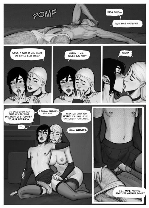 trainingmylittlepet:  The comic itself is really hot. But what really got me was how you could feel the love between them. Its really beautiful to have such a supportive and loving partner. Credits: ”Suprise” by Incase Art http://incaseart.blogspot.com/