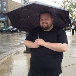 hoylmonsterjr:You can stand under my umbrella #windycity #chitown #rainydays