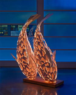 nprfreshair:  Fish lamps by architect Frank