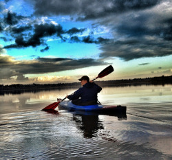 #sunset #kayaking
