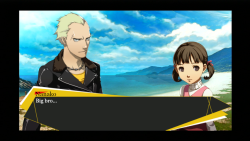 lframe-of-mindl:  AU where everything is the same except Kanji has feelings for Narukami, and he is siblings with Nanako. While spending with him, Nanako decides to ask him a question…(Sorry you guys I just REALLY love the concept of Nanako being Kanji’s